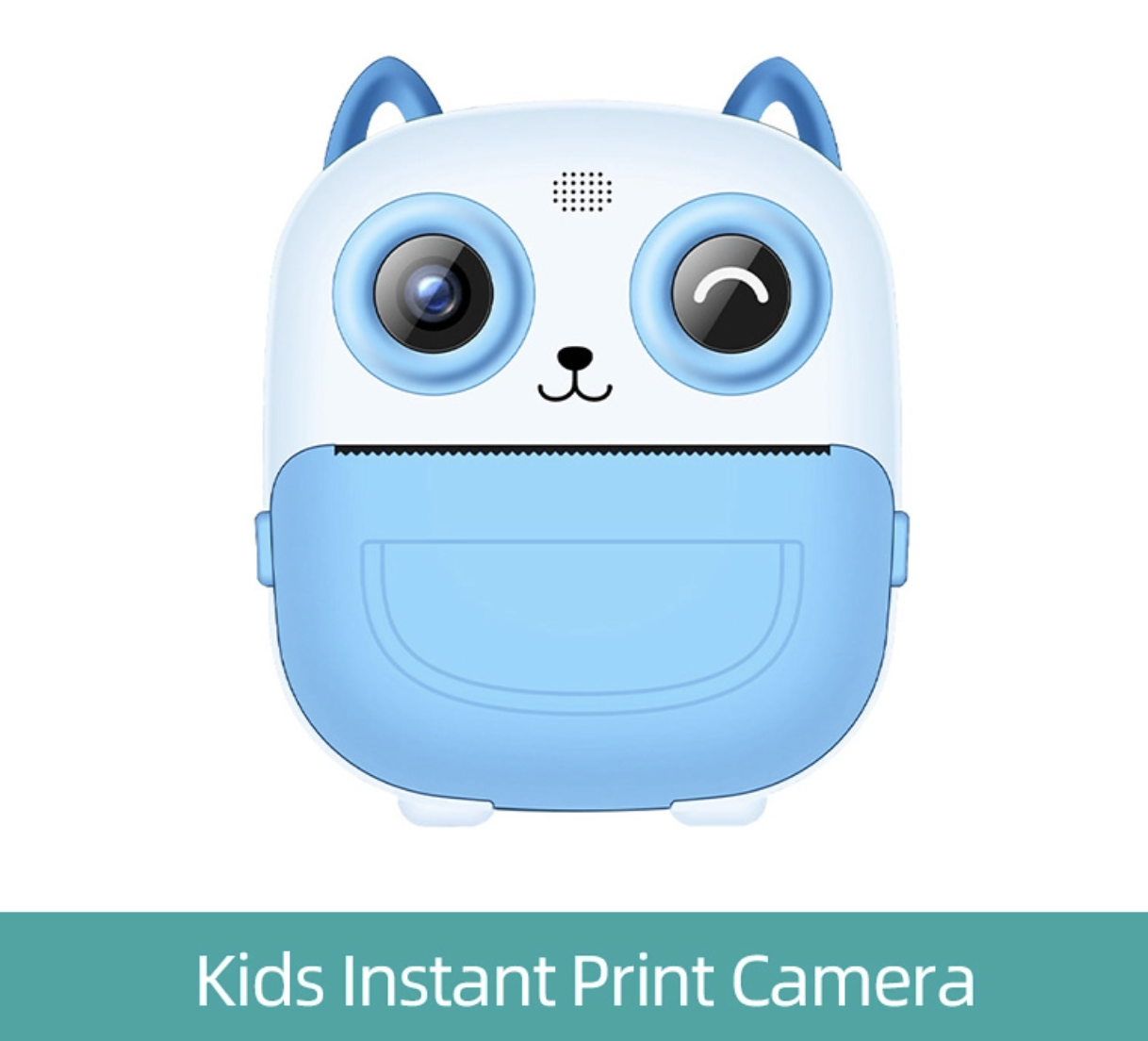 Owl Kids Photo Printing Machine  Kids Instant Print Camera