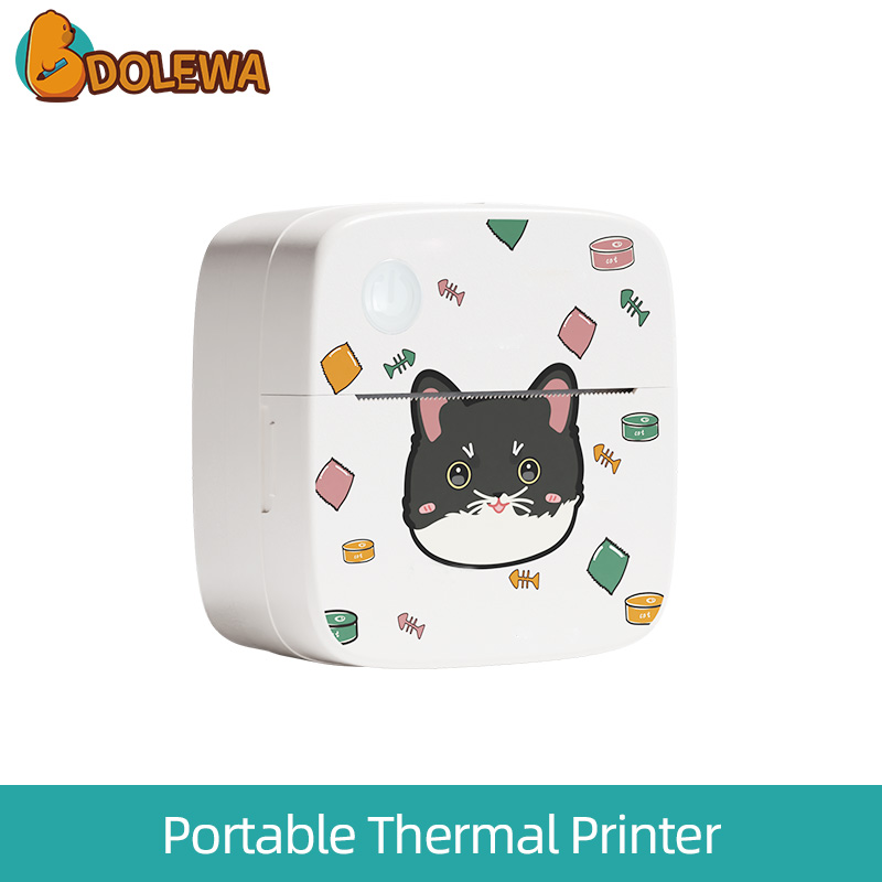 Cat Face- Bluetooth Portable Thermal Printer