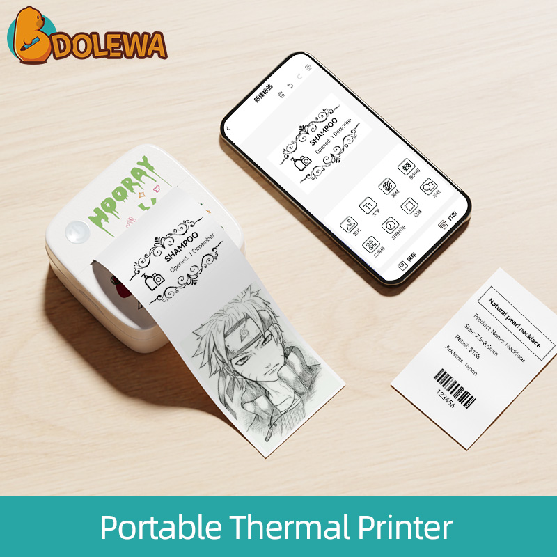 White Monster-Smart Mini Label Printer