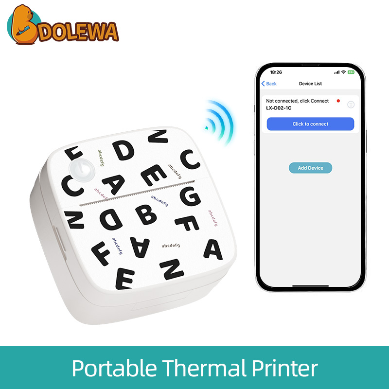 Letter- 2-inch Mini Label Printer