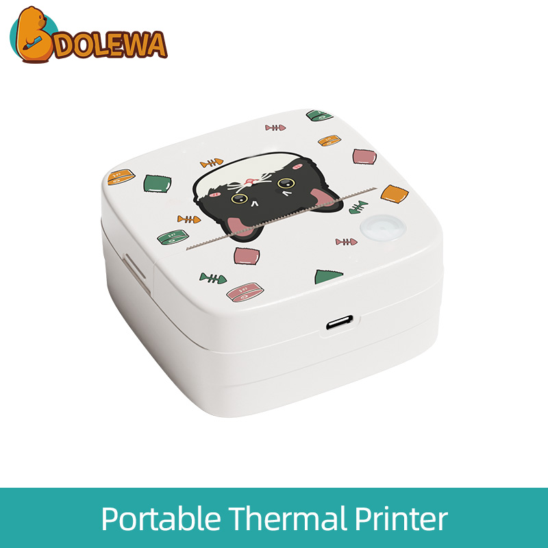 Cat Face- Bluetooth Portable Thermal Printer