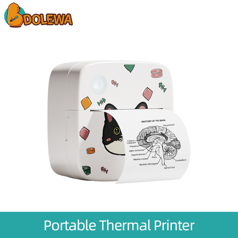 Cat Face- Bluetooth Portable Thermal Printer