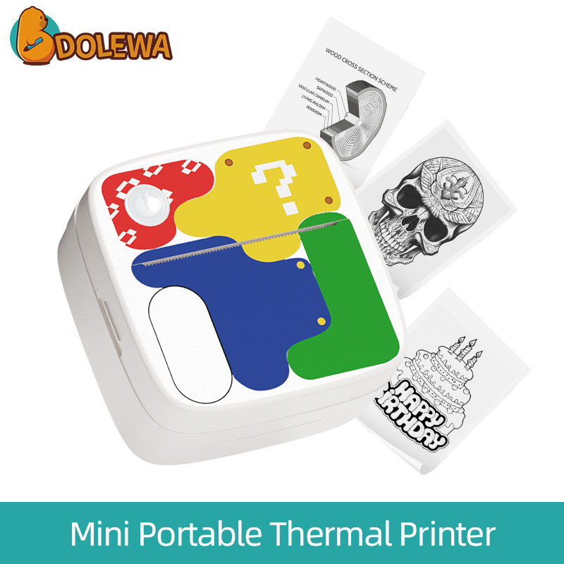 Splicing Patterns- Compact Portable Thermal Printer