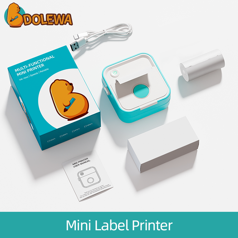 D5-wireless Mini Label Printer