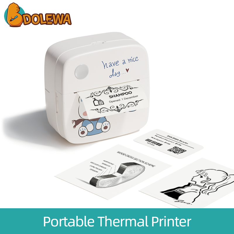 Blue Bear- Mini Portable Thermal Printer