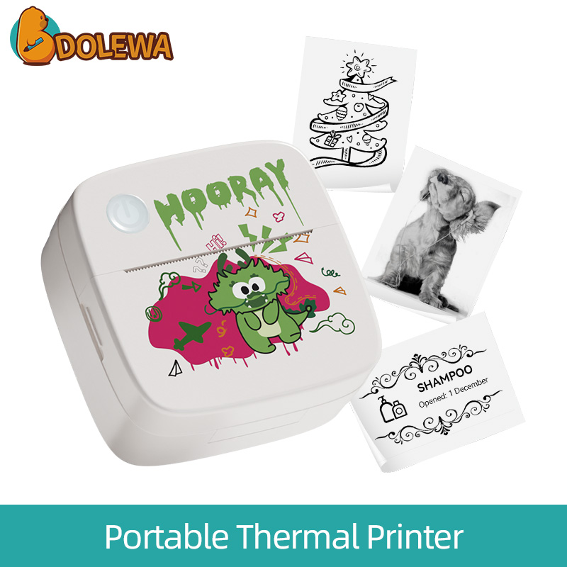 White Monster-Smart Mini Label Printer