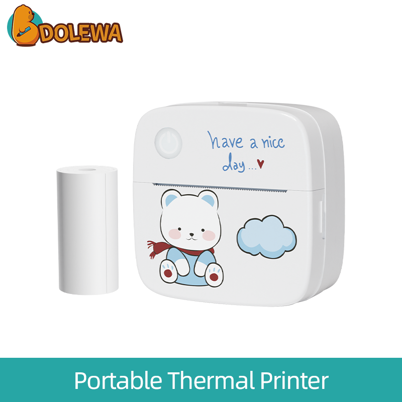 Blue Bear- Mini Portable Thermal Printer