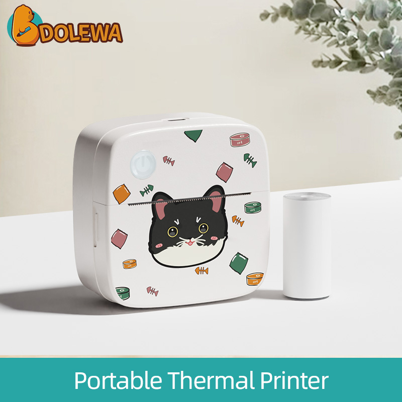 Cat Face- Bluetooth Portable Thermal Printer
