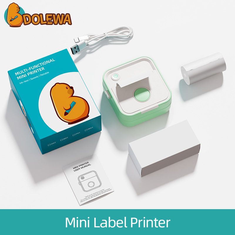 D5-wireless Mini Label Printer